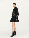INTO THE EAST 25 Autumn/Winter Layered Short Skirt ITE-E1DGAW071BL21SK-HEI Black (E1DGAW070WT21SK)